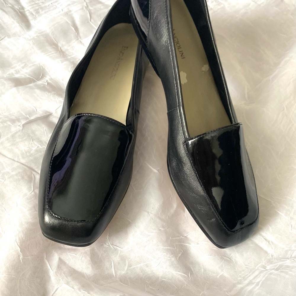 Enzo Angiolini Black Loafers old money luxury shoes minimalist 90’s workwear - Picture 5 of 5
